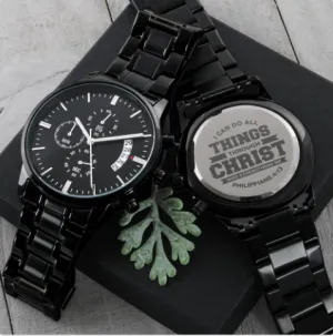 I Can Do All Things Men's Watch