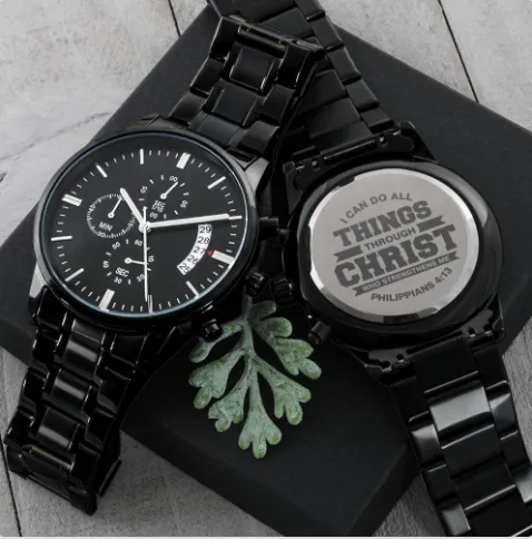 I Can Do All Things Men's Watch