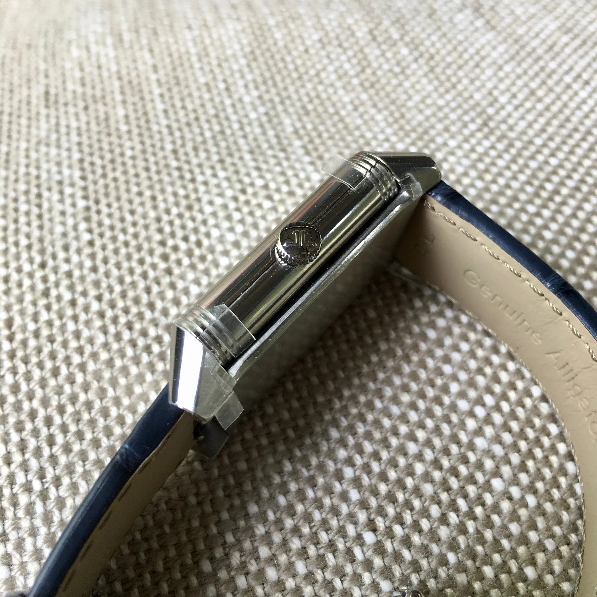 Jaeger LeCoultre Reverso Tribute Duoface Q3908420 Stainless Steel Anniversary Wristwatch