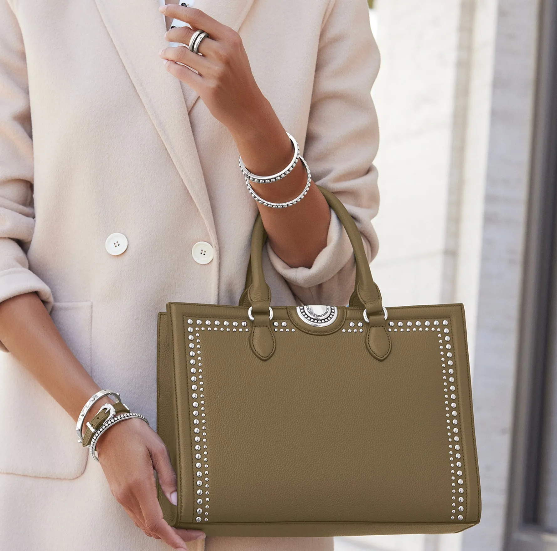 Jaxon Pretty Tough Tote - Olive