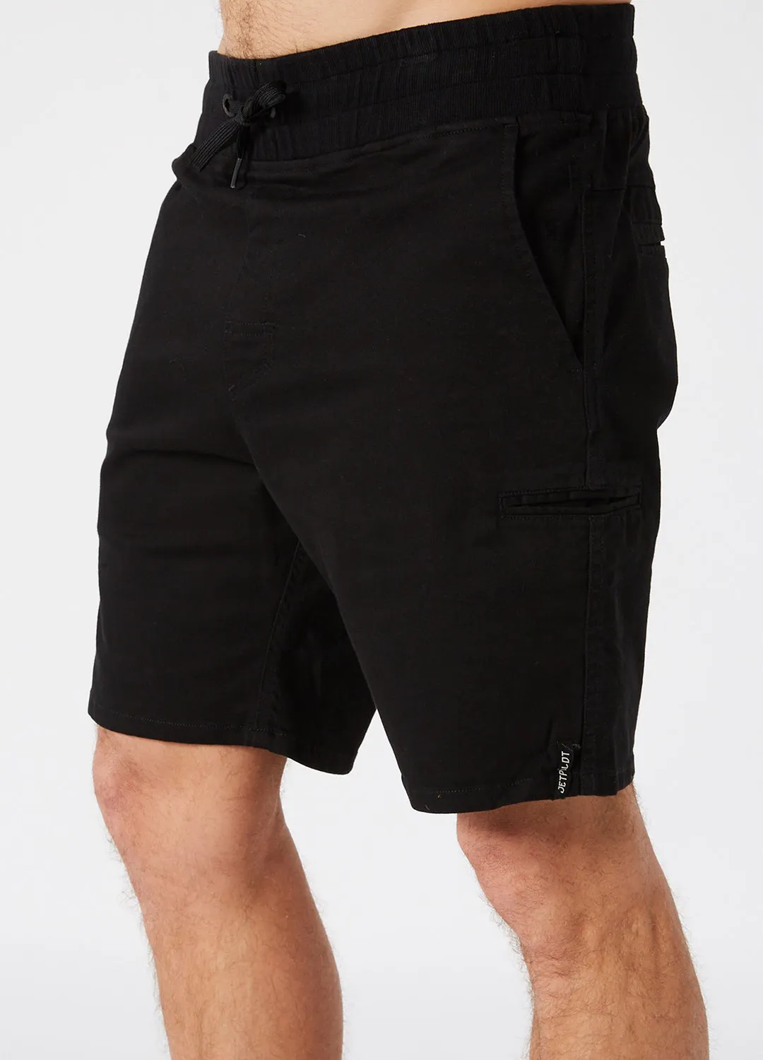 Jetpilot Stretched Out Mens Walkshort - Black