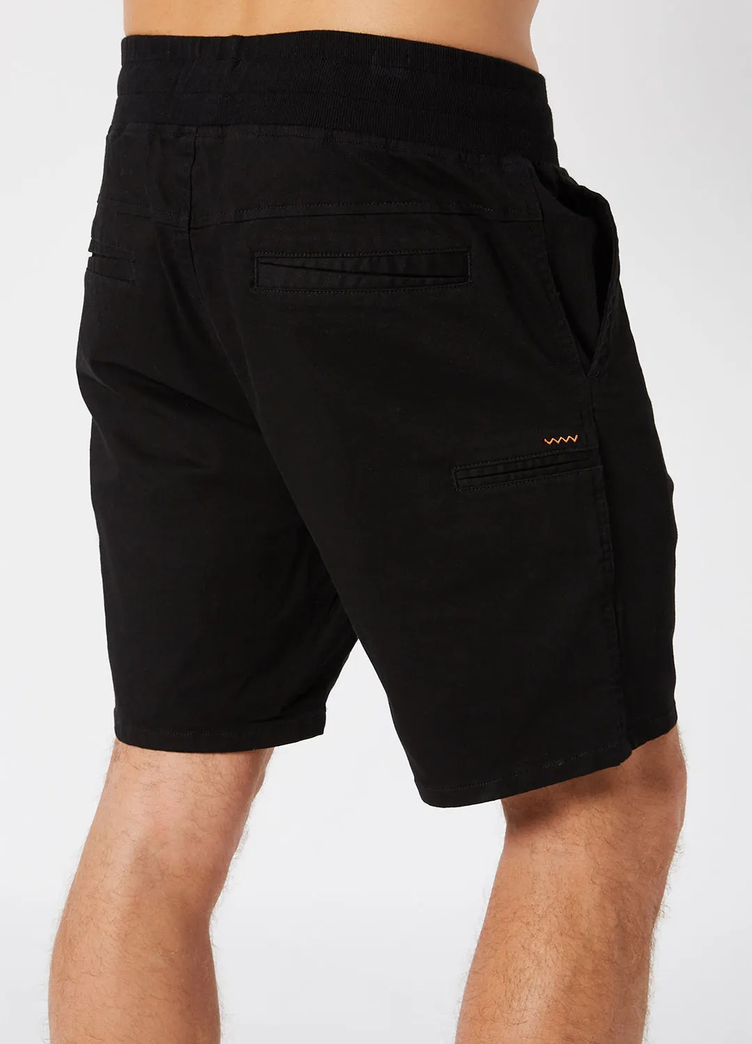 Jetpilot Stretched Out Mens Walkshort - Black