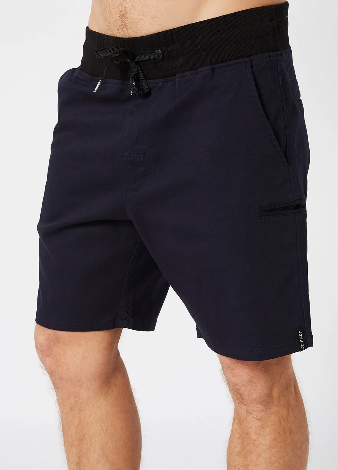 Jetpilot Stretched Out Mens Walkshort - Navy