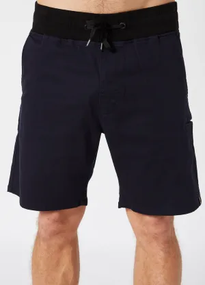 Jetpilot Stretched Out Mens Walkshort - Navy