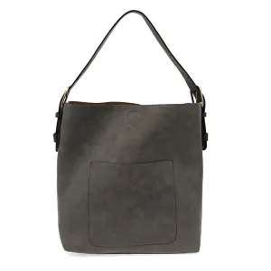 Joy Susan Hobo Bag in Charcoal