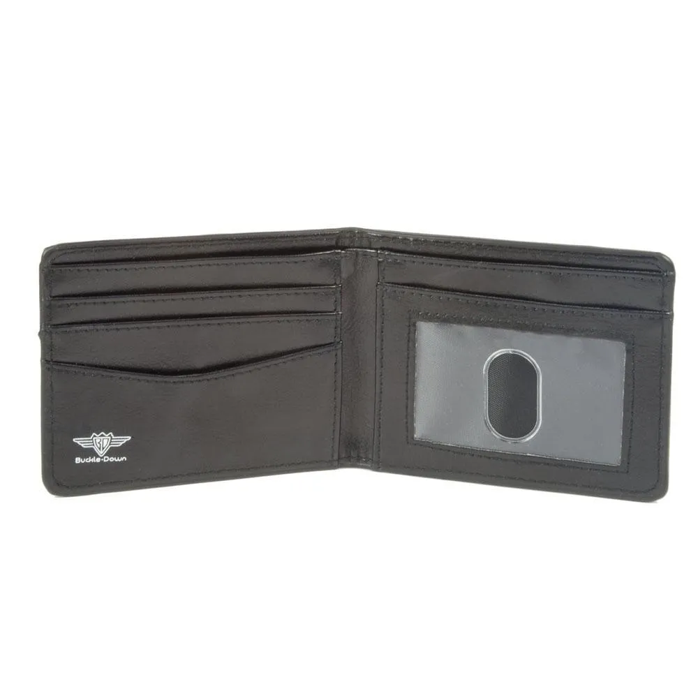 Licensed Bi-Fold Wallet - Rick and Morty Pickle Rick Pose Scattered Greens