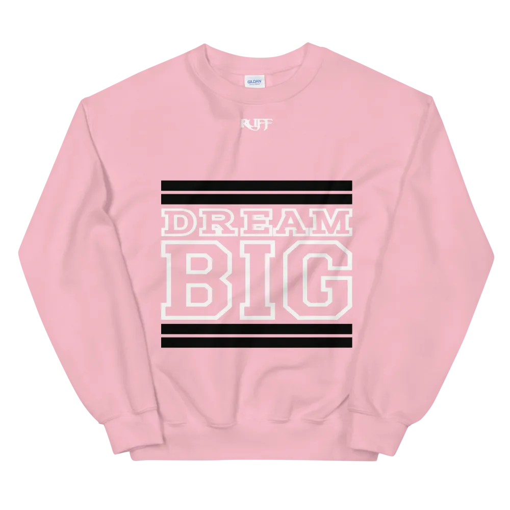 Light Pink Black and White Unisex Sweatshirt