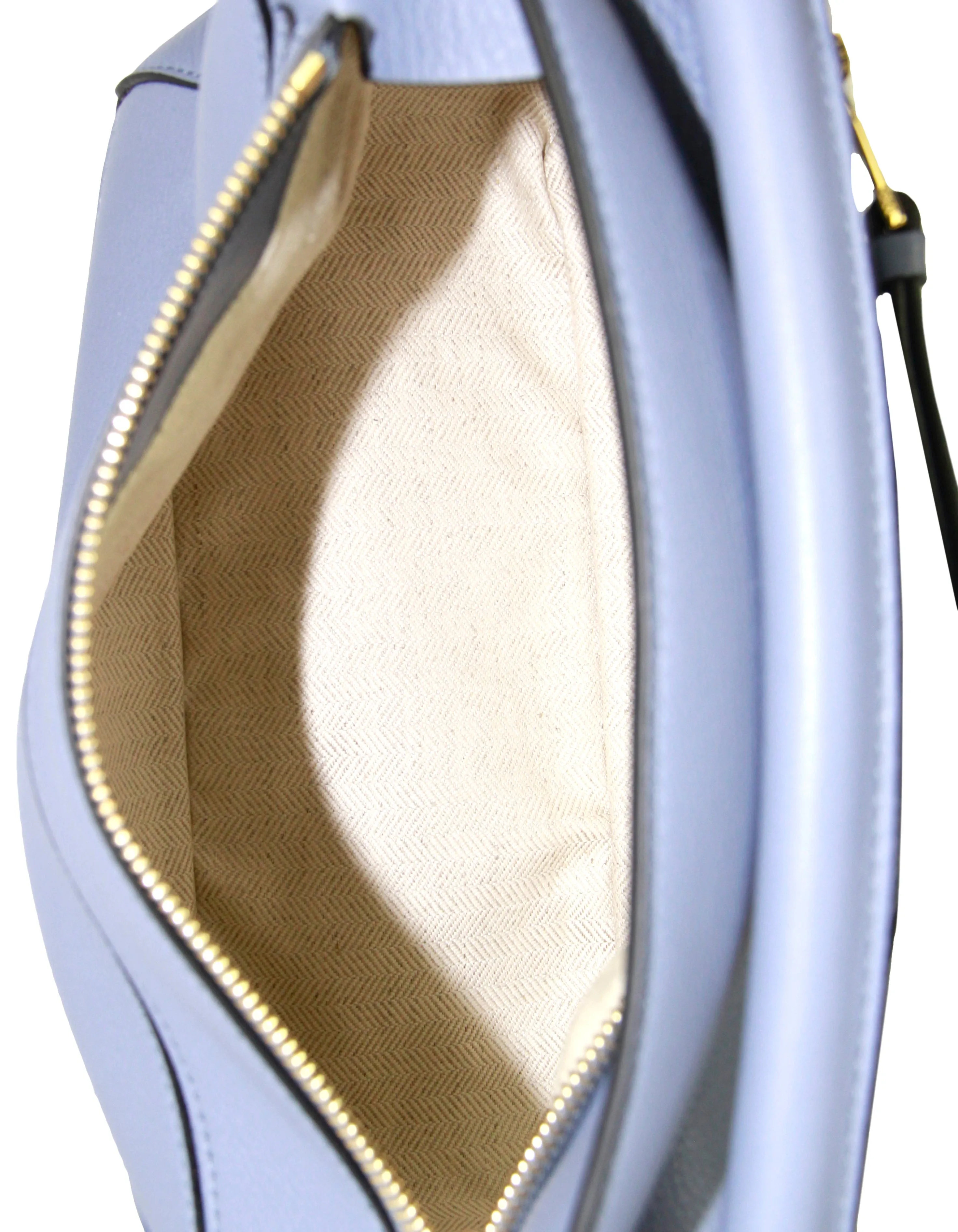 Loewe Atlantic Blue Leather Small Puzzle Bag