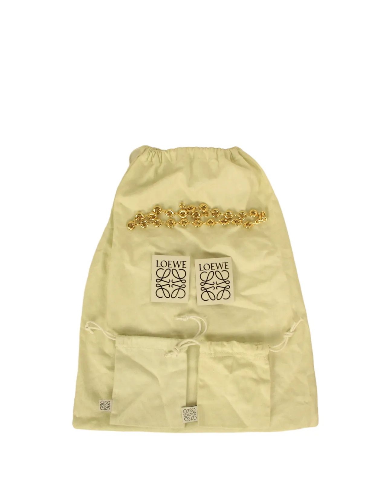Loewe Brown Lambskin Small Squeeze Bag