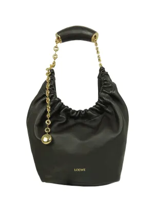 Loewe Brown Lambskin Small Squeeze Bag