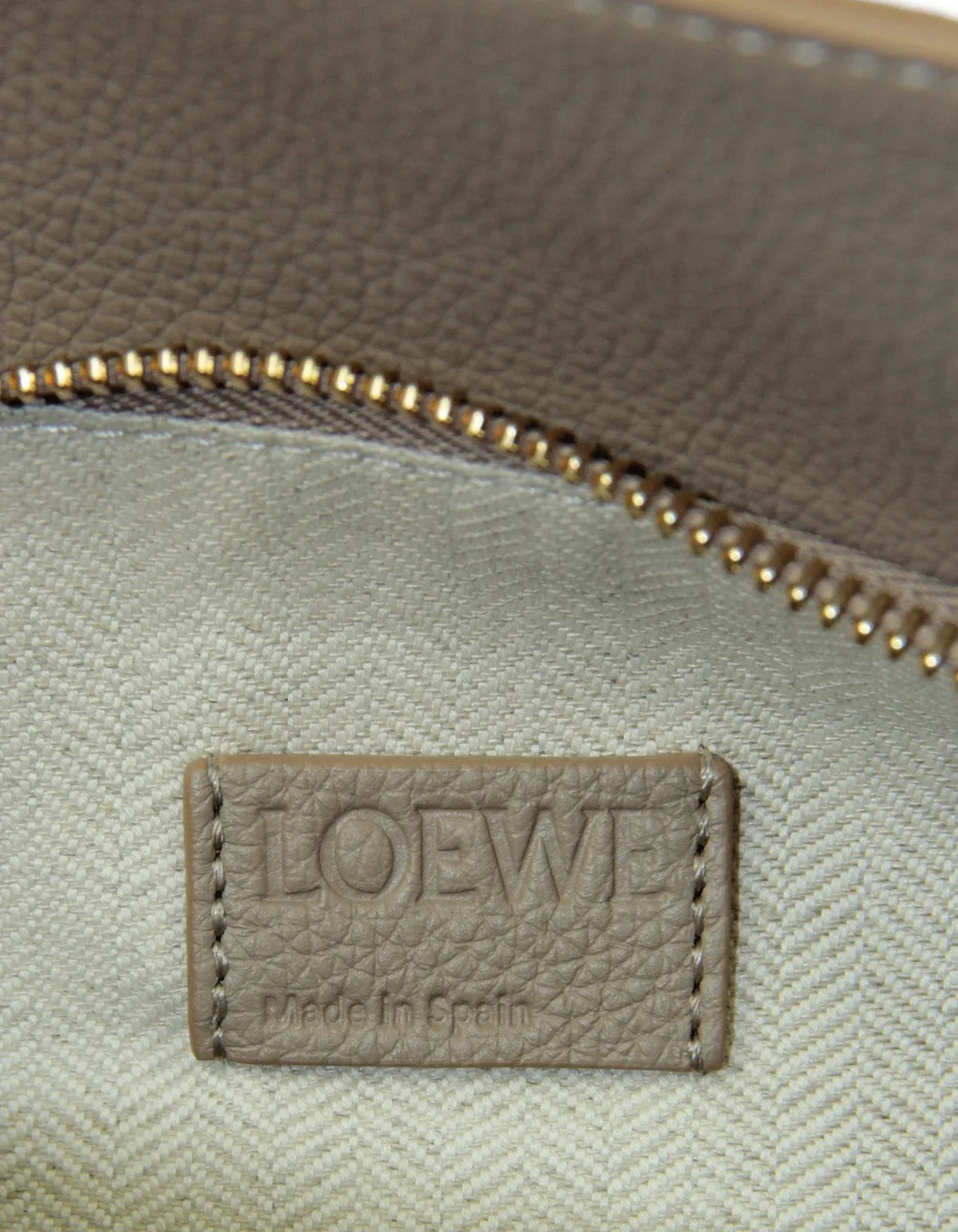 Loewe Soft Grained Calfskin Leather Small Puzzle Bag
