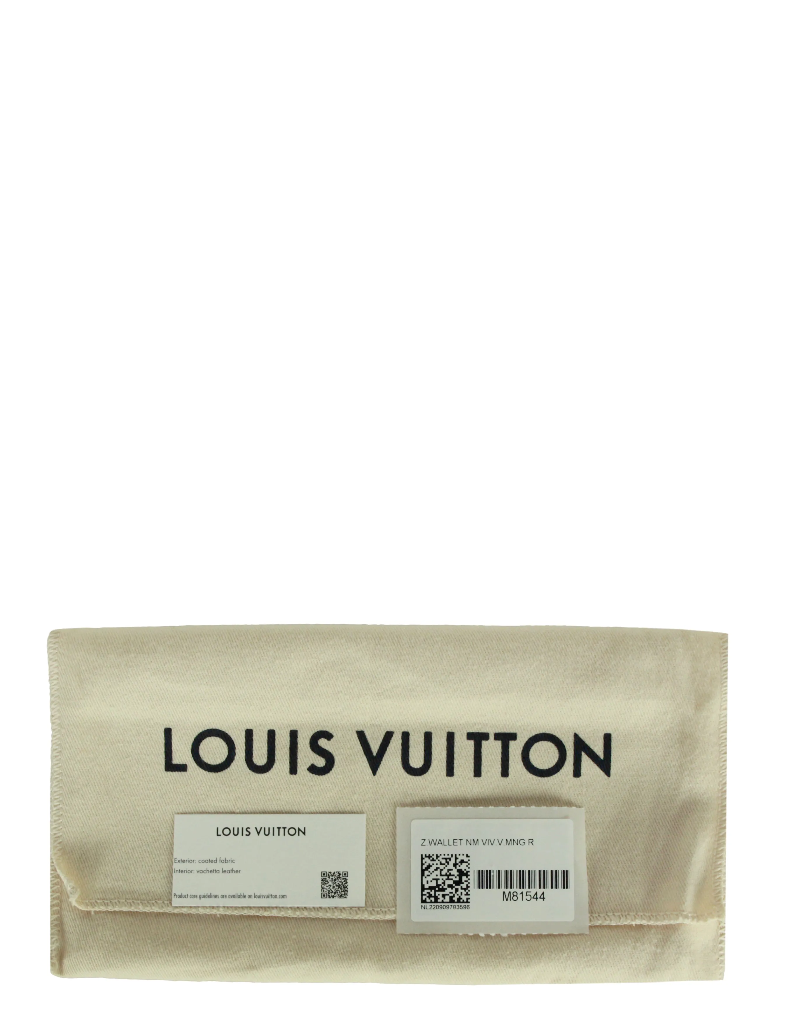 Louis Vuitton '22 Paris Vivienne Holiday Animation Monogram Zippy Wallet
