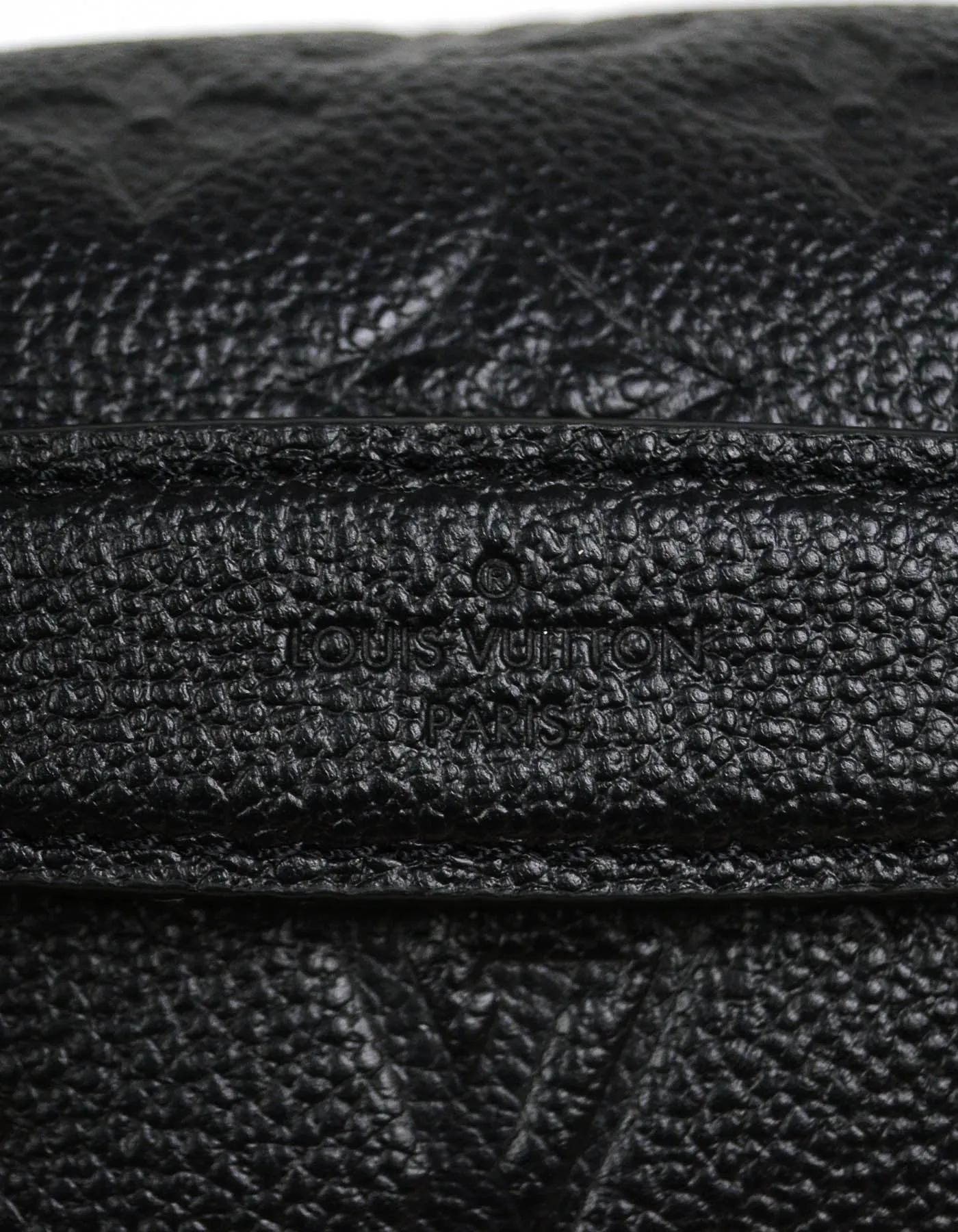 Louis Vuitton Black Empreinte Leather Bumbag Belt Bag
