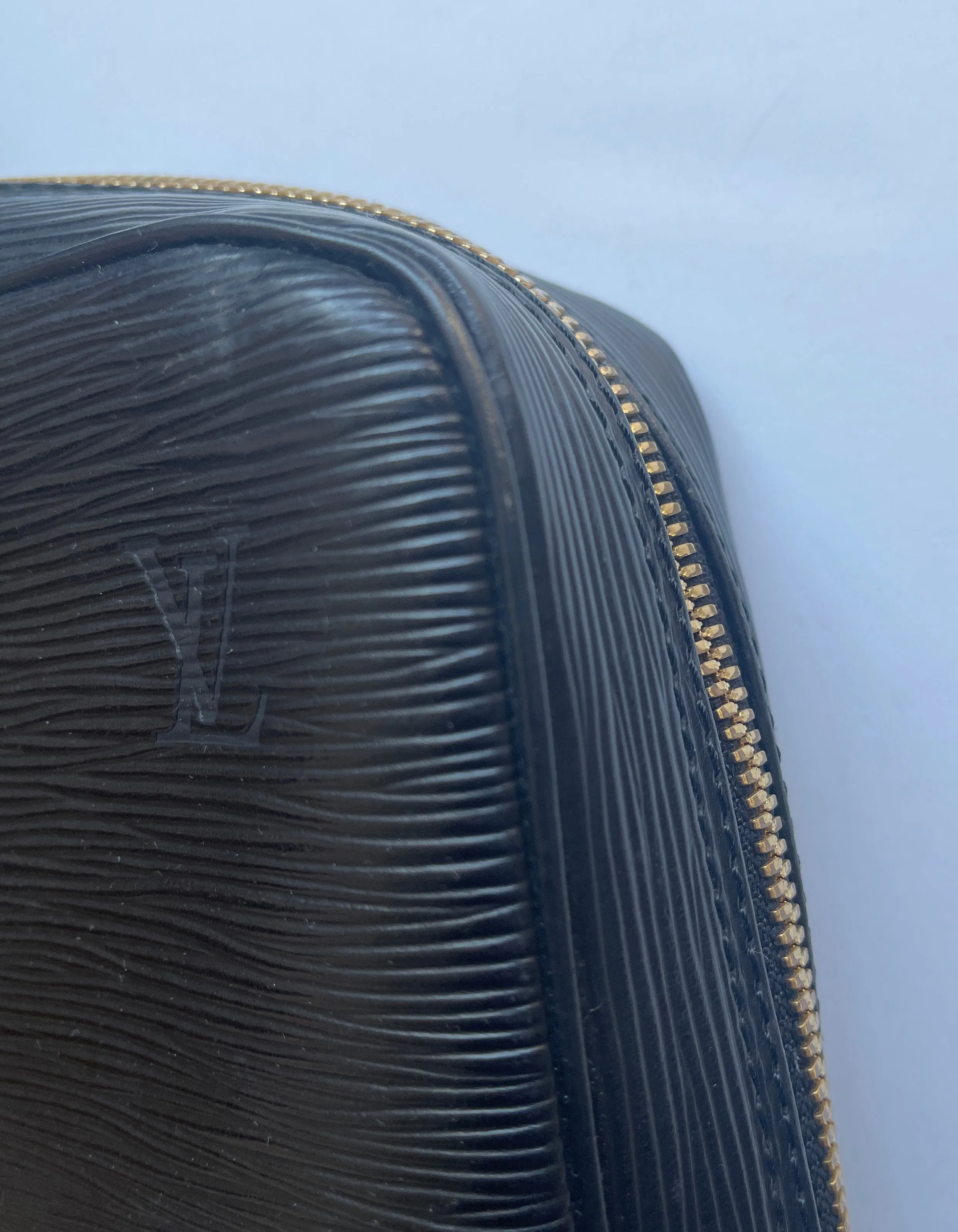 Louis Vuitton Black Epi Leather Porte-Documents Voyage Briefcase