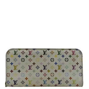 LOUIS VUITTON Insolite Multicolor Zippy Wallet White