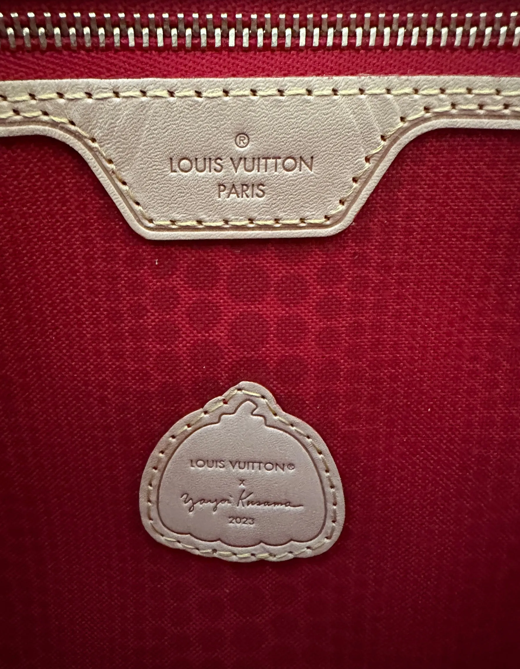 Louis Vuitton LV x YK Monogram Dots Neverfull MM Tote Bag
