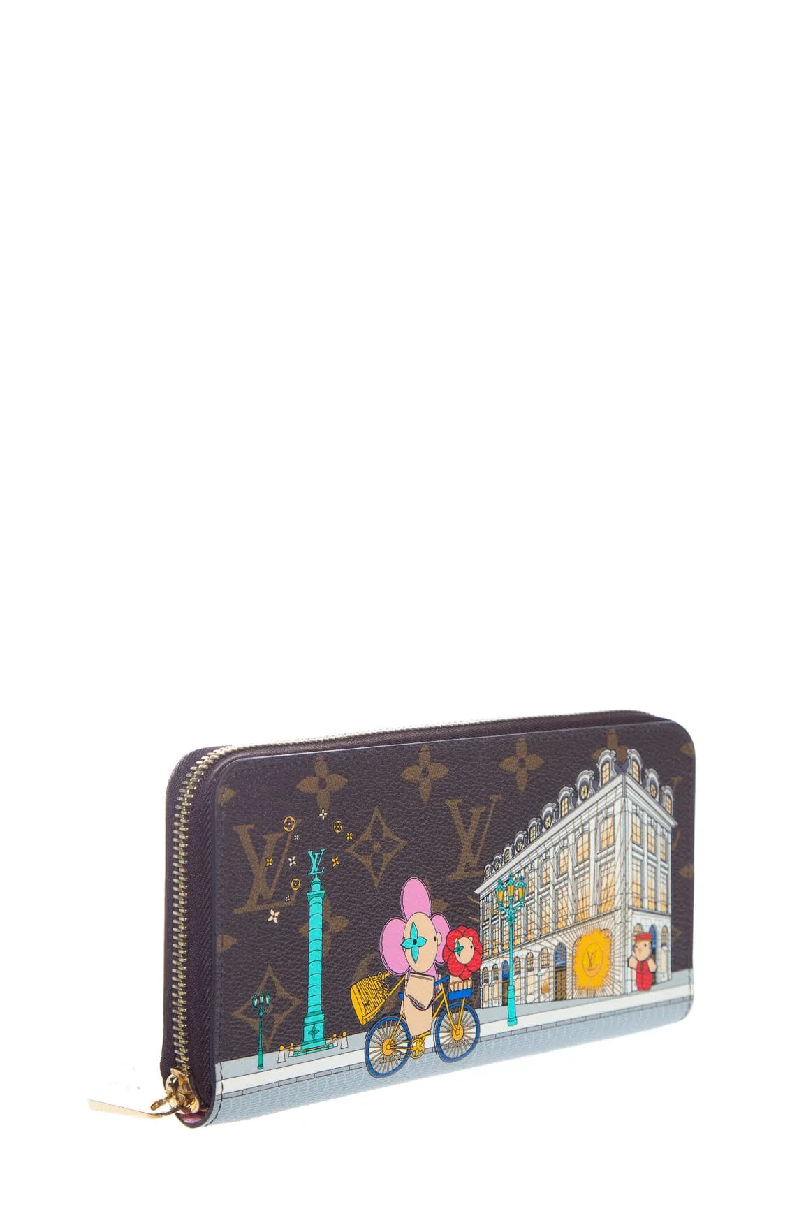 Louis Vuitton Multicolor Monogram Printed Holiday Zip Wallet