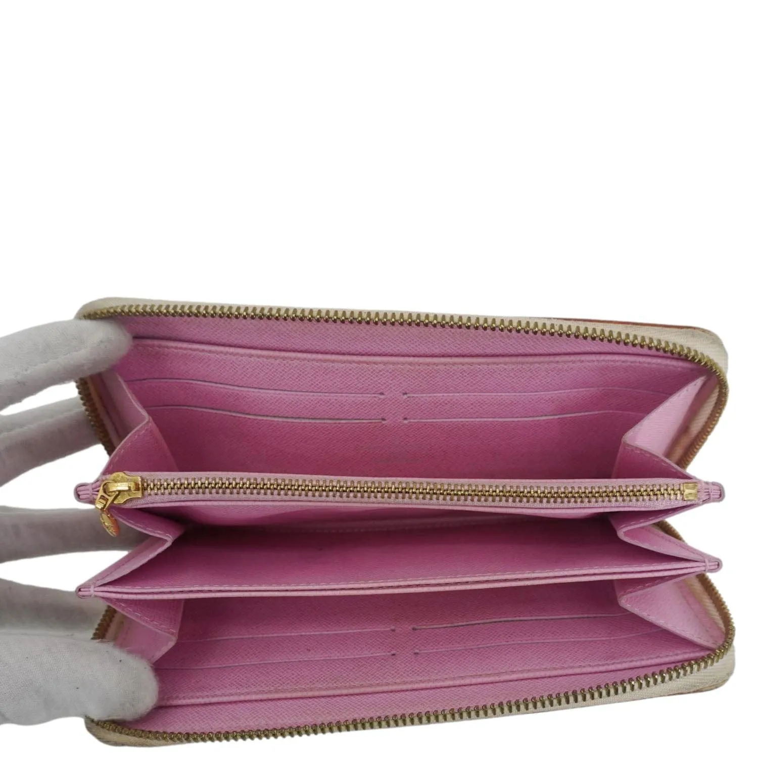 LOUIS VUITTON Takashi Murakami Monogram Multicolor Zippy Wallet White