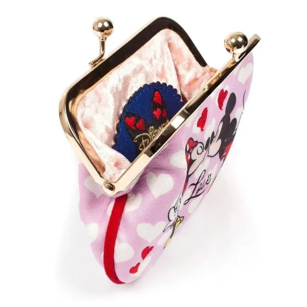 Love N Kisses Mickey & Minnie Purse - Pink
