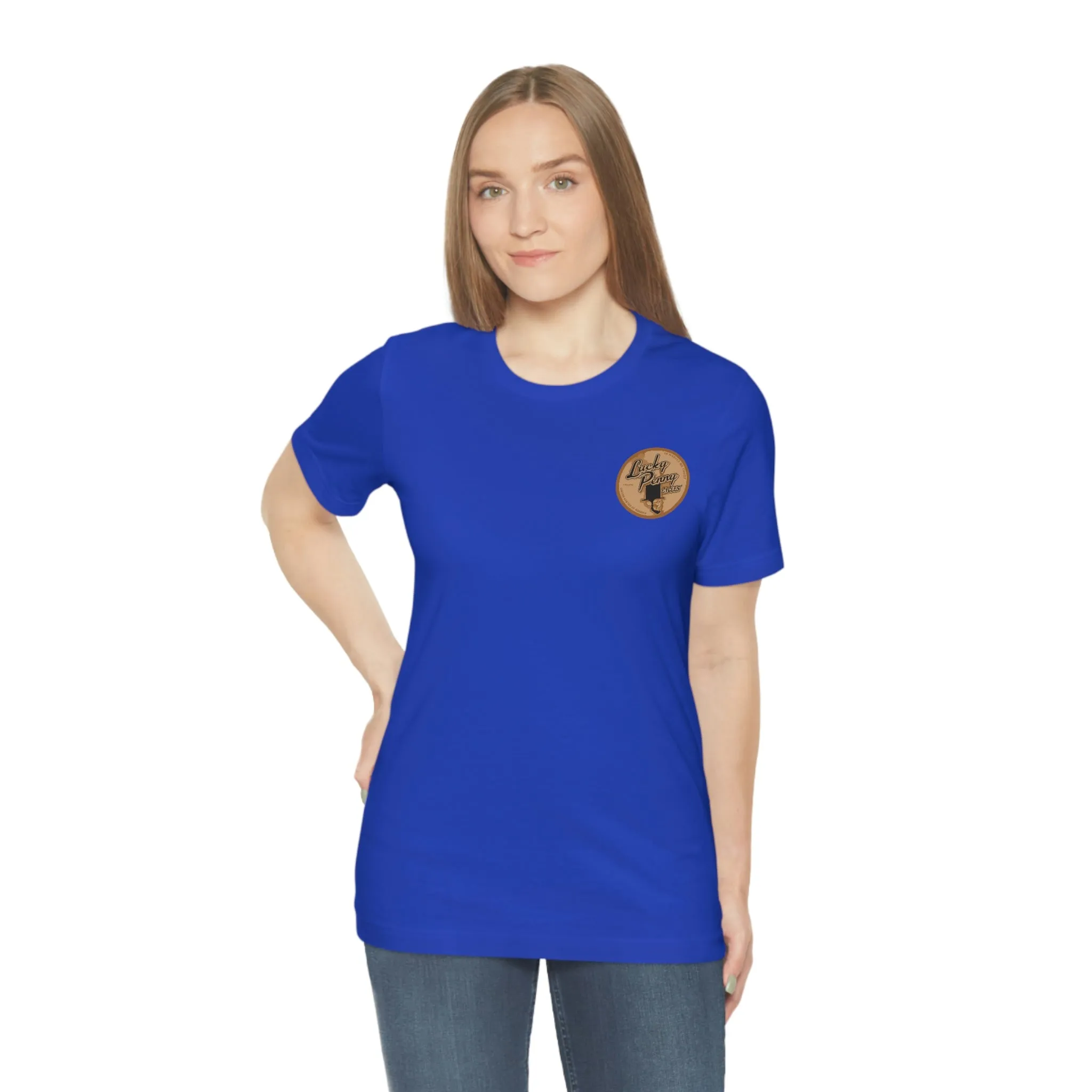 Lucky Penny Cycles Vintage Copper Compass T-Shirt