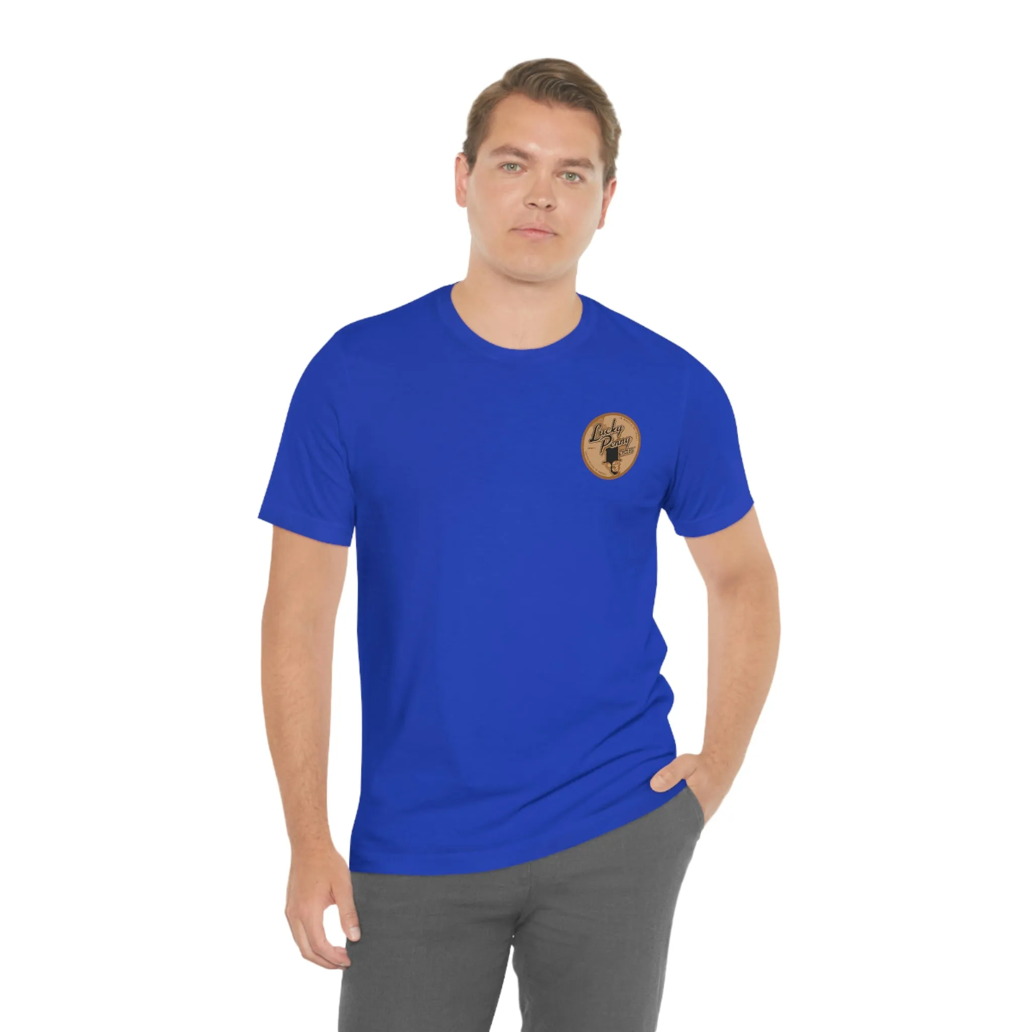 Lucky Penny Cycles Vintage Copper Compass T-Shirt
