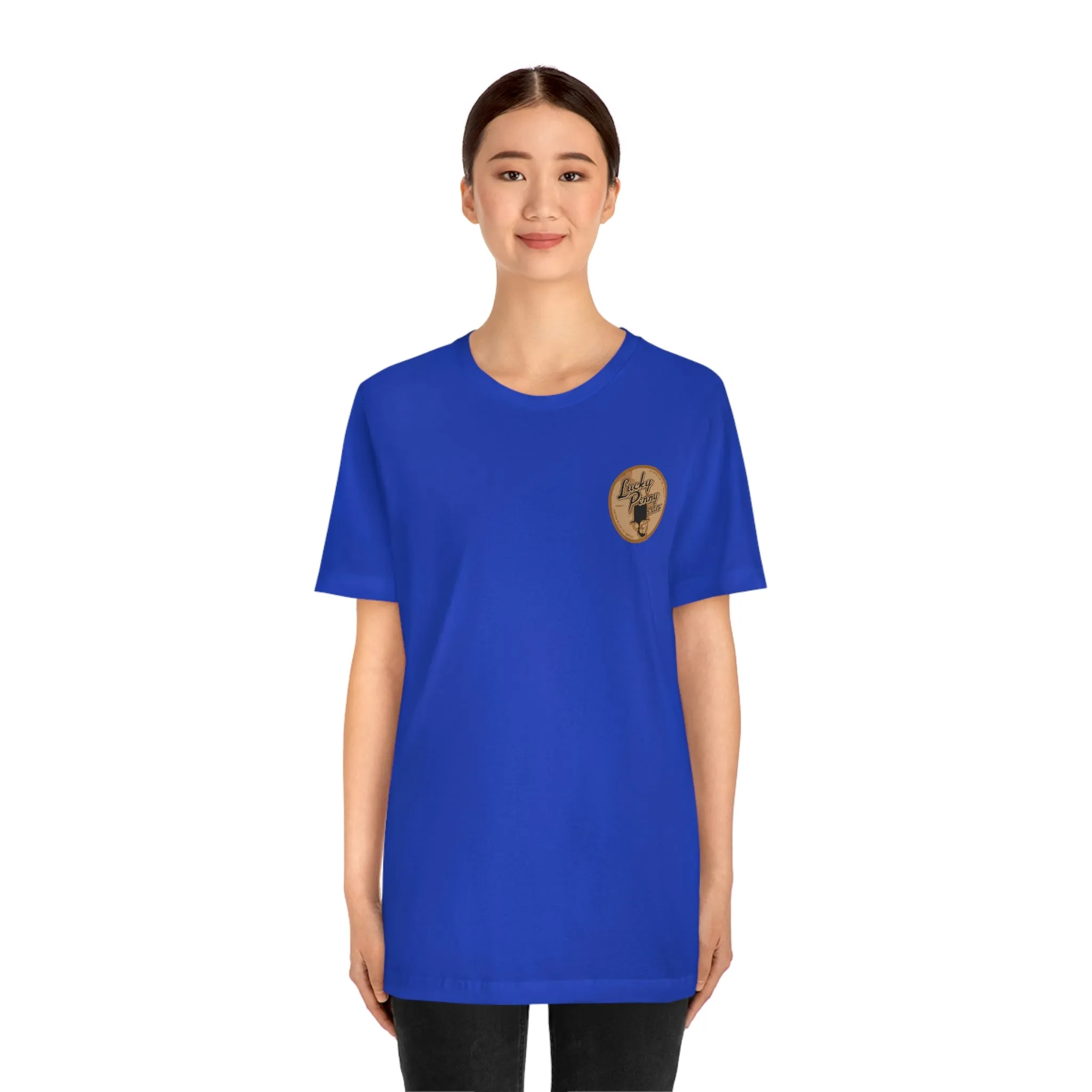 Lucky Penny Cycles Vintage Copper Compass T-Shirt