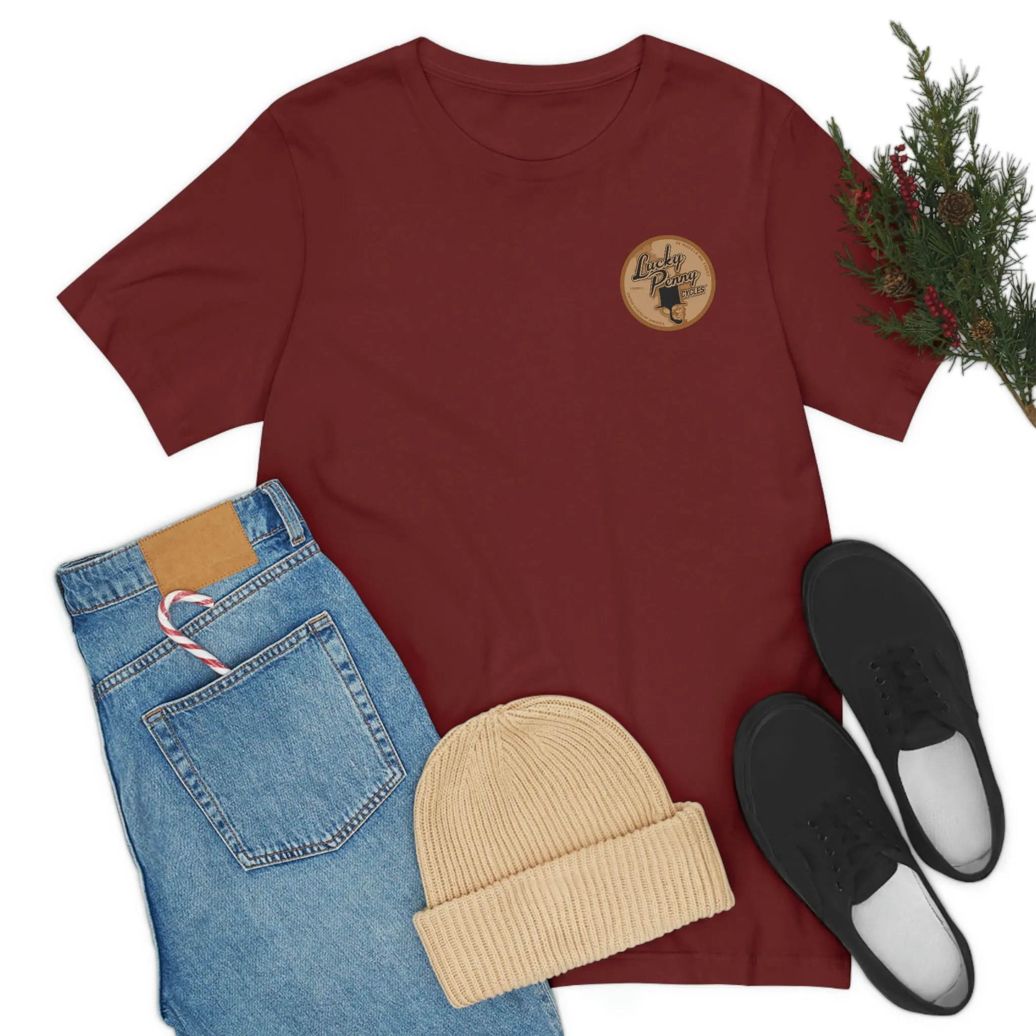 Lucky Penny Cycles Vintage Copper T-Shirt