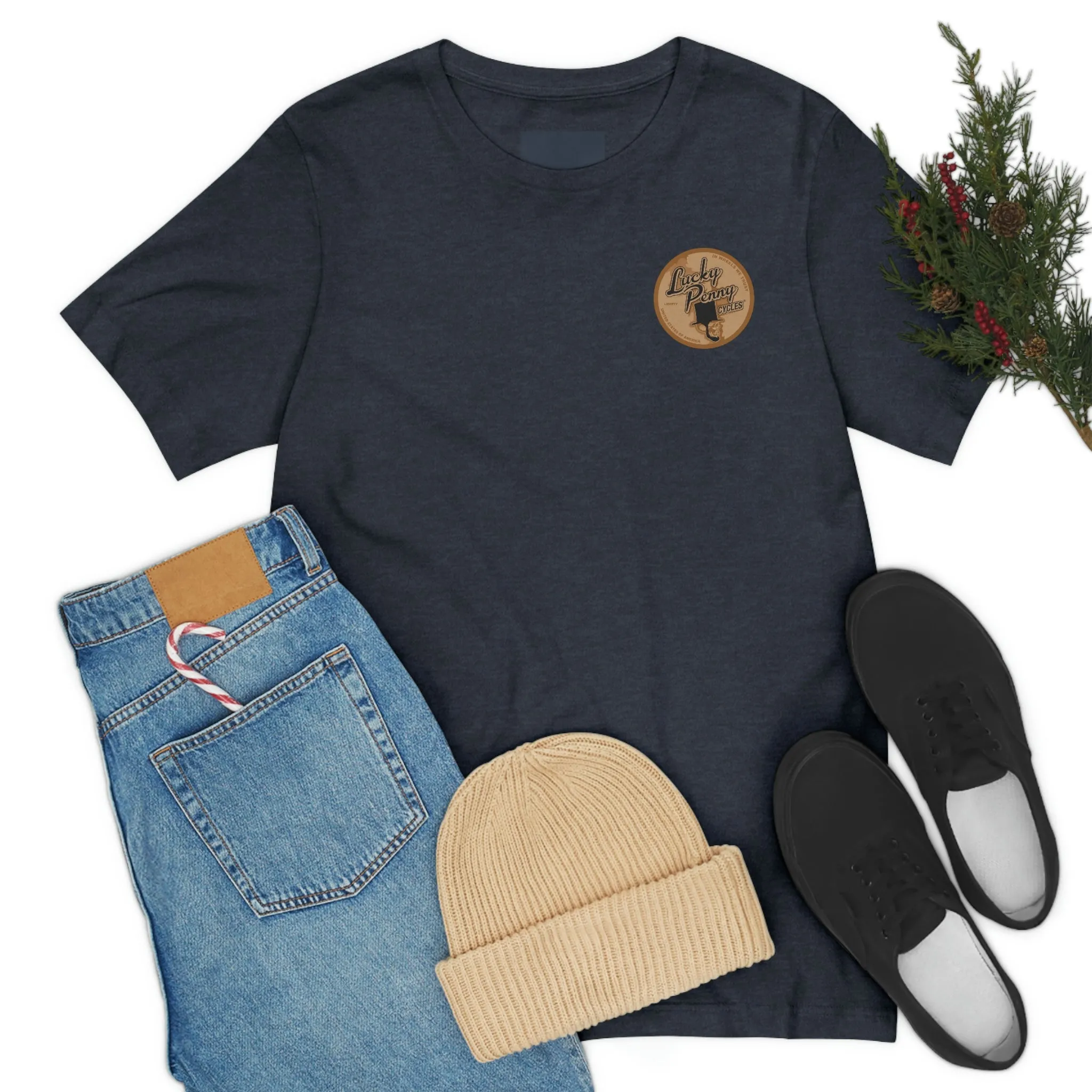 Lucky Penny Cycles Vintage Copper T-Shirt