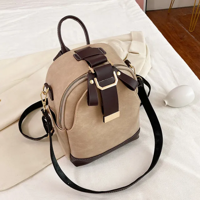 Luxury Brand Women Small Backpack