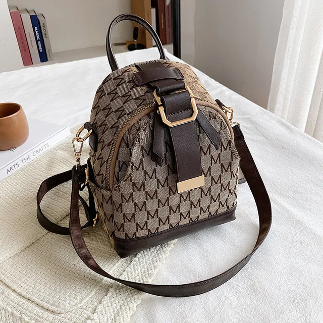 Luxury Brand Women Small Backpack