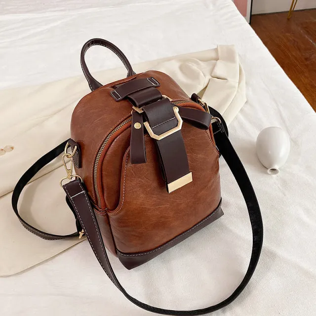 Luxury Brand Women Small Backpack
