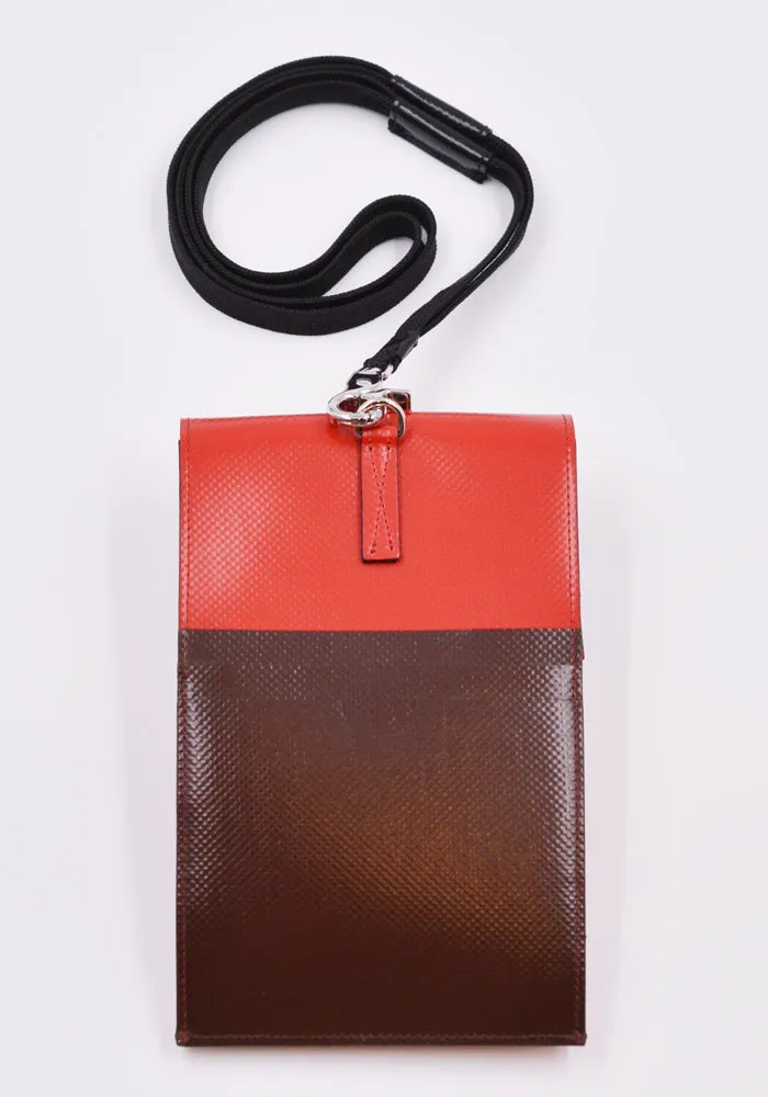 MARNI TEMI0004A0 PHONE CASE RED/BROWN