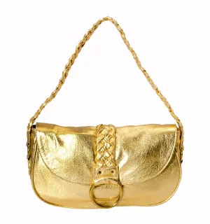 Marnie Bugs Metallic Gold Jolie Handbag