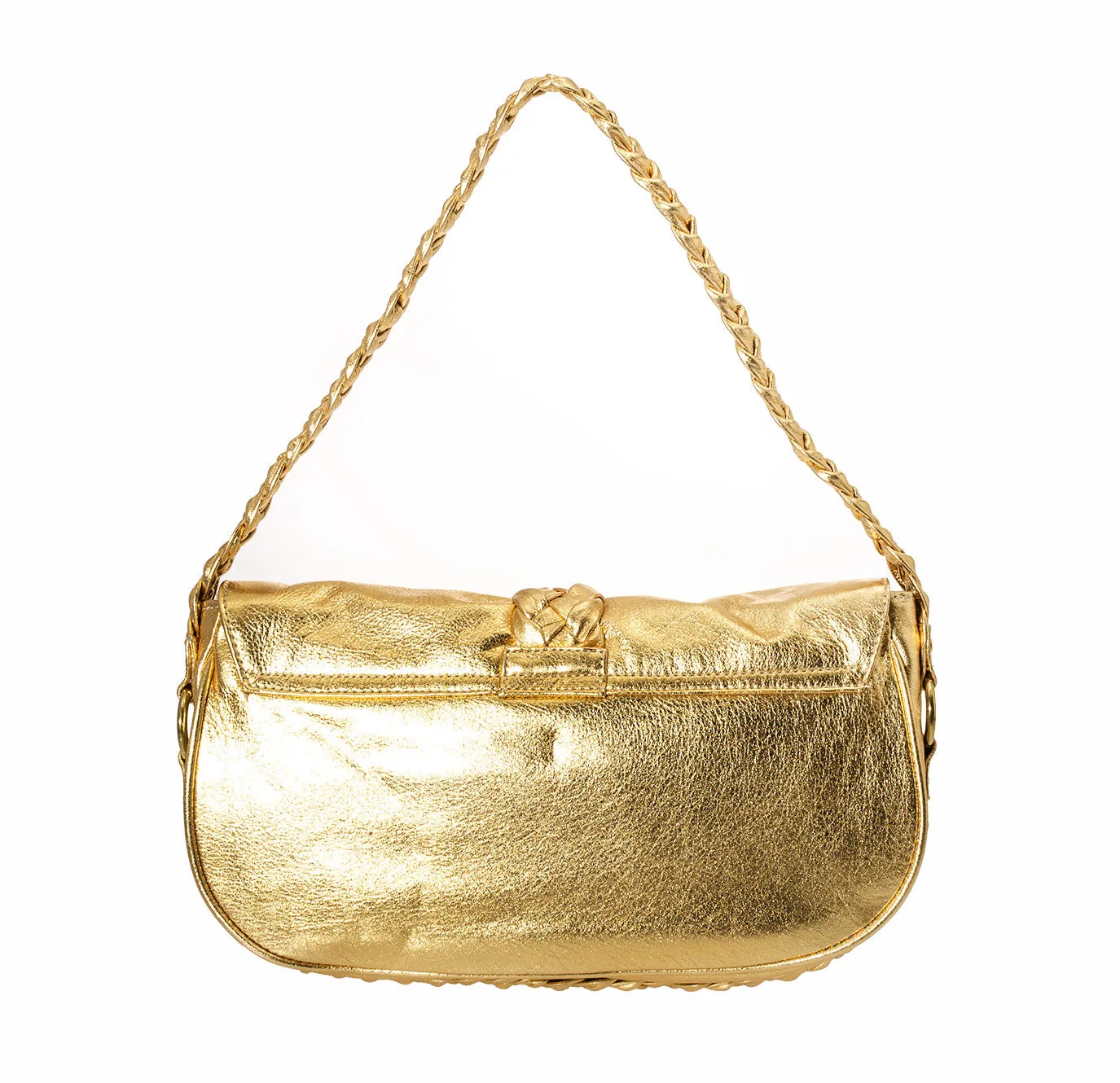 Marnie Bugs Metallic Gold Jolie Handbag