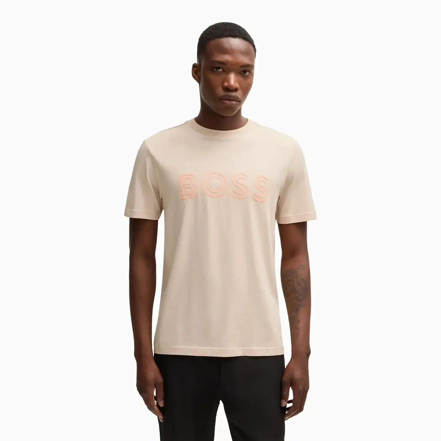 Men's Cotton Jersey Regular Fit T-Shirt With Logo Artwork