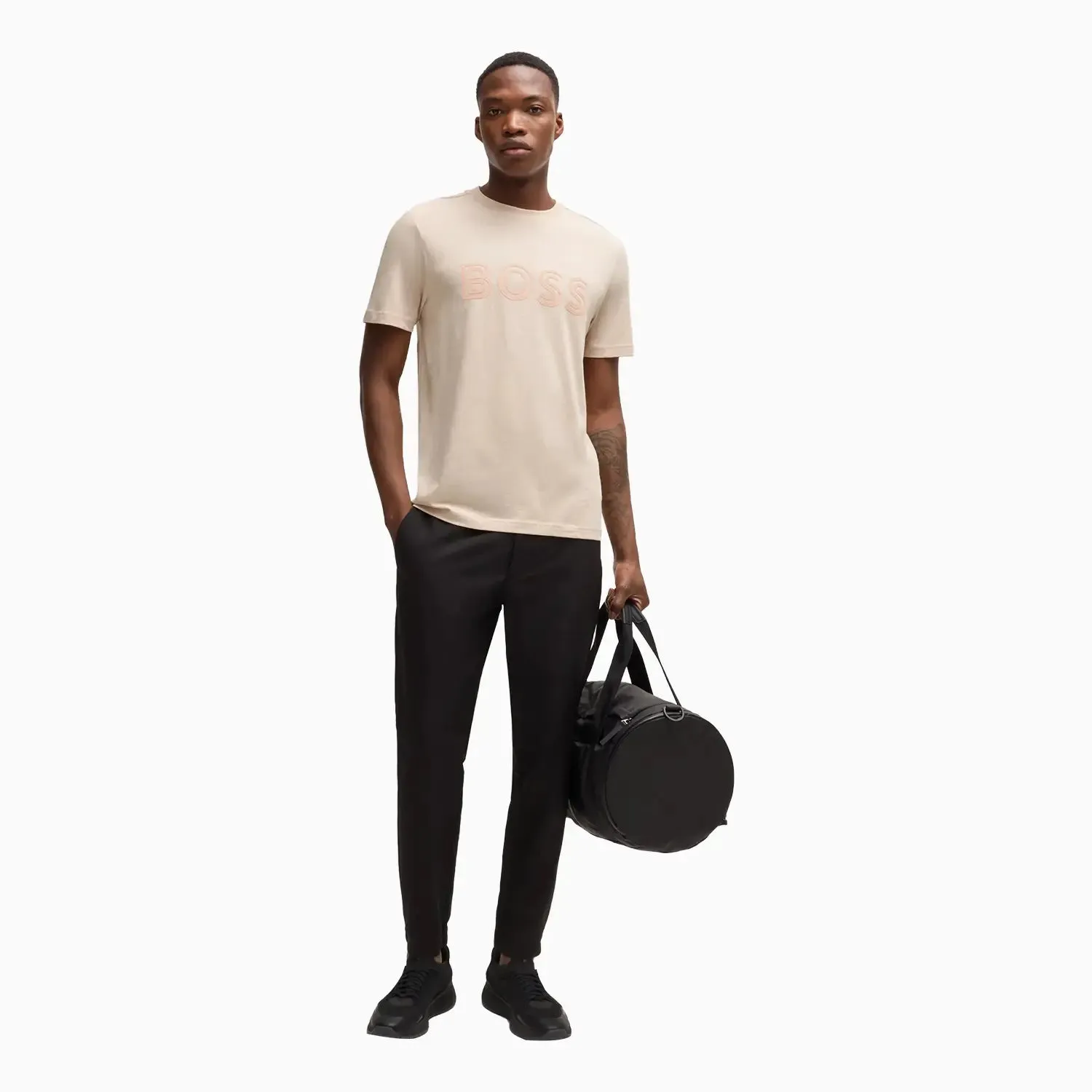 Men's Cotton Jersey Regular Fit T-Shirt With Logo Artwork