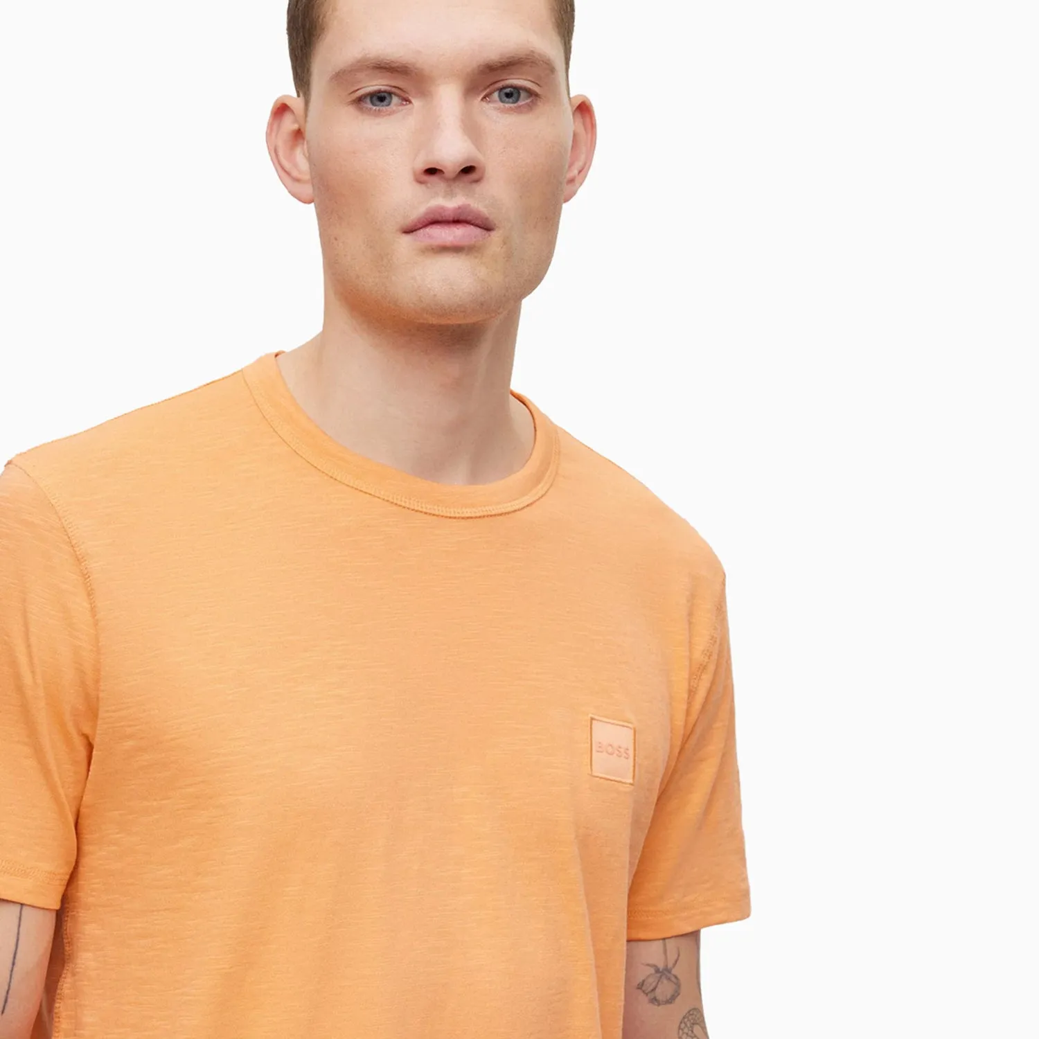 Men's Cotton Regular Fit Logo Patch Outfit