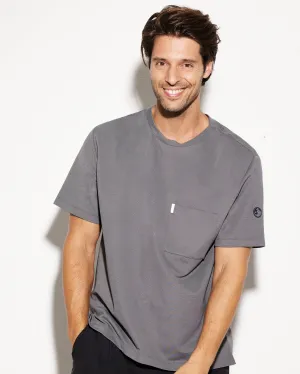 Men's Crewneck Scrub Shirt | Jersey Milano