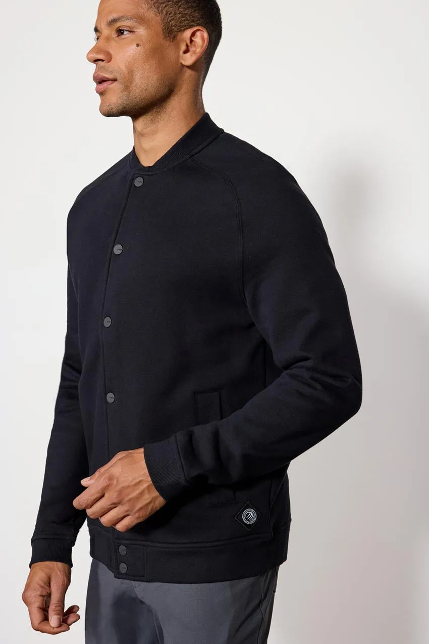 Men's Luxefleece Bomber Jacket - Black