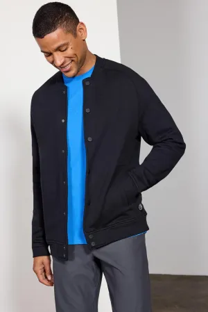 Men's Luxefleece Bomber Jacket - Black