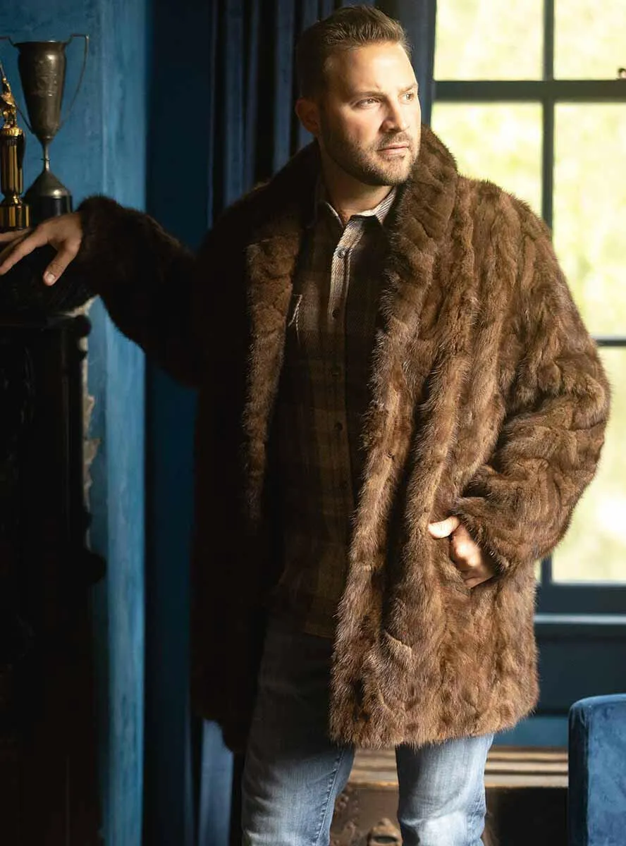 Men's Mink Fur Stroller