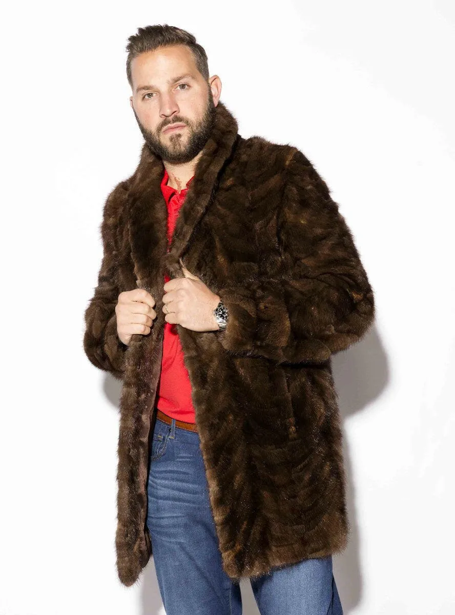 Men's Mink Fur Stroller
