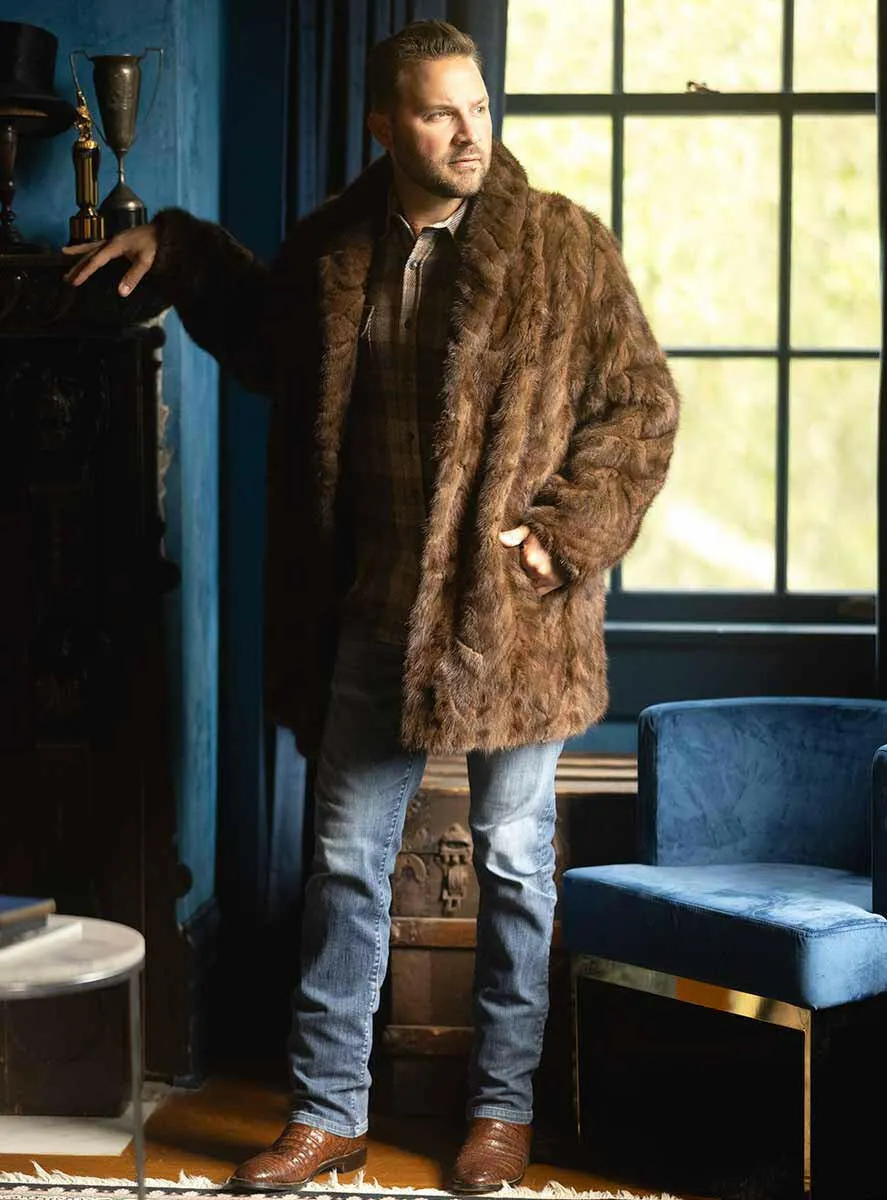 Men's Mink Fur Stroller