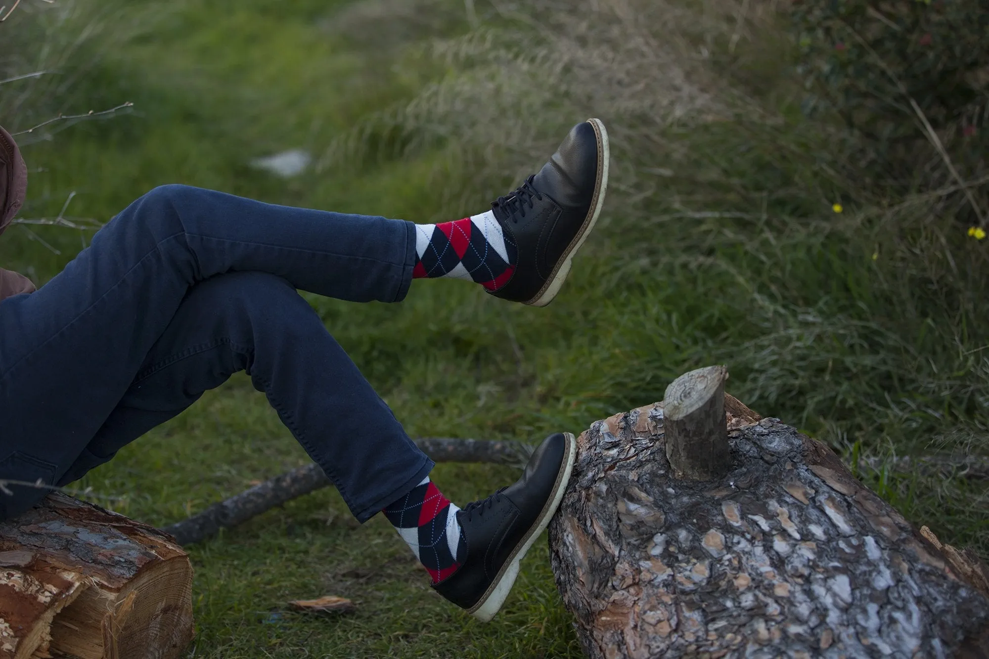 Men's Natural Mix Set Socks