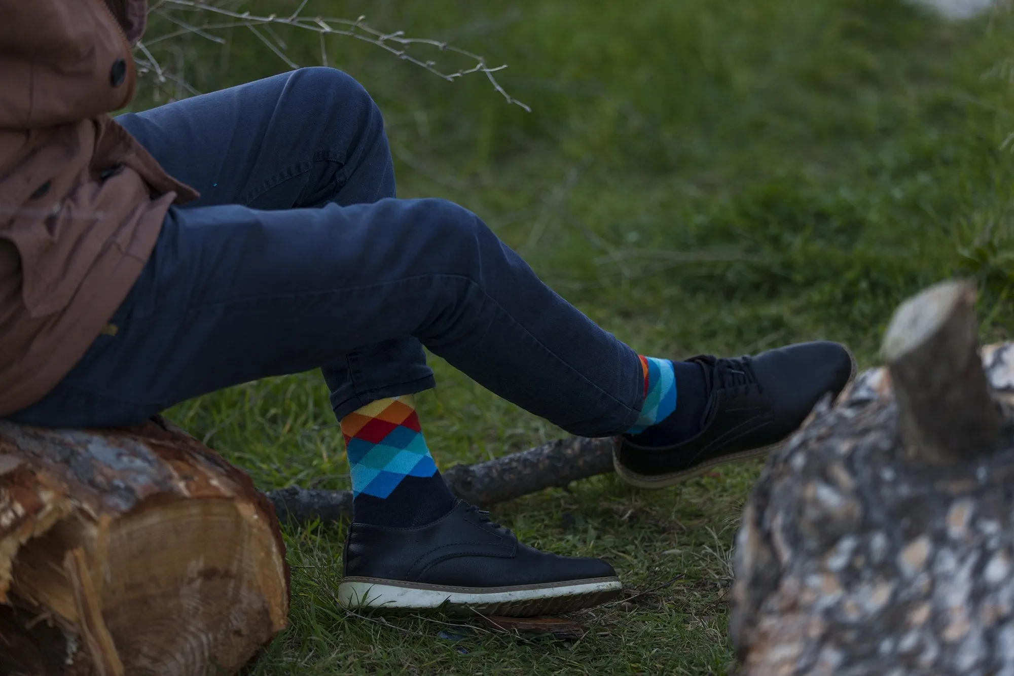 Men's Natural Mix Set Socks