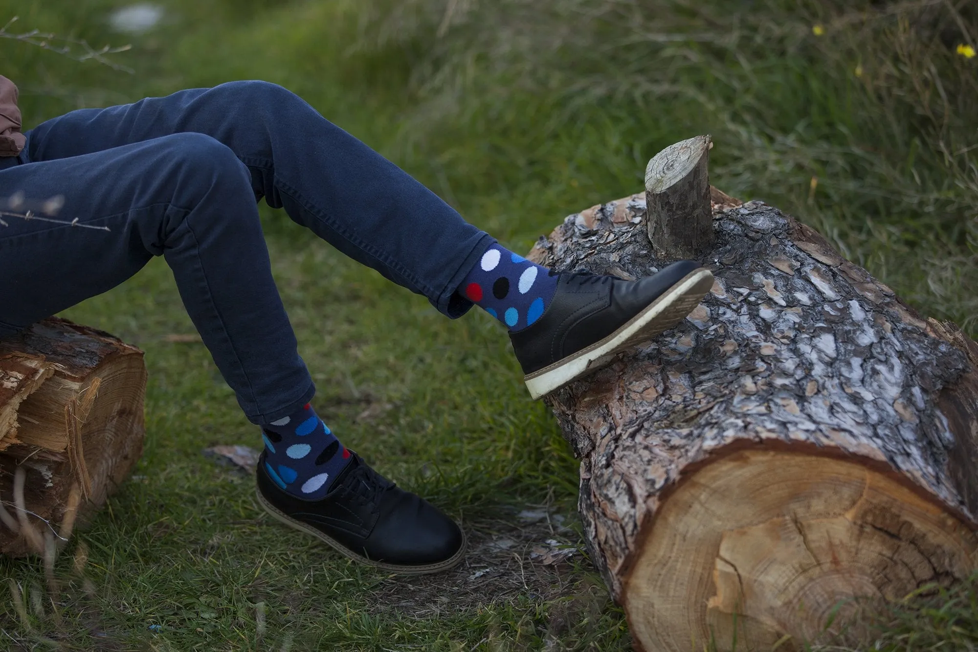 Men's Natural Mix Set Socks