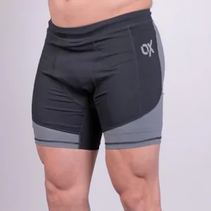 Men's OX Compression Shorts - Shadow