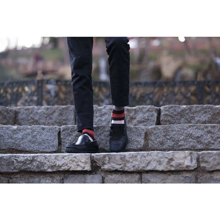 Men's Red Blush Stripe Socks