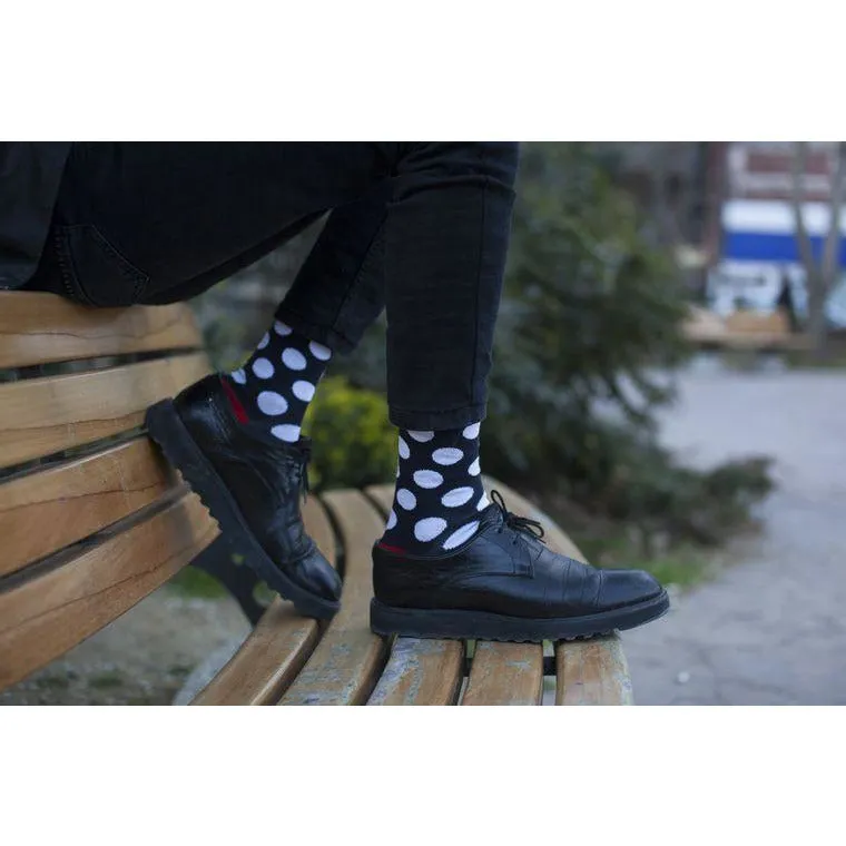 Men's Ruby Marine Dot Socks