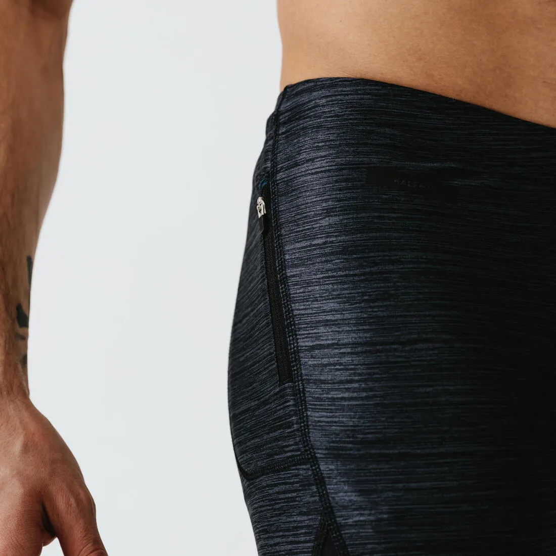 Men's Running Breathable Tight Shorts Dry  - abyss grey